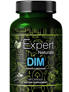 Expert Naturals DIM Hormonal Balance Dietary Capsules for Women - 60 Vitamins Supplements, Natural Estrogen Level Support, PMS & Menopause Symptom Relief, US Healthcare Product